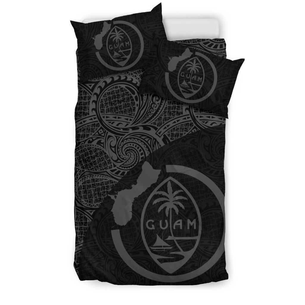 Guam Bedding Set Coat Of Arm Map Polynesian 10 - Vibe Hoodie Shop