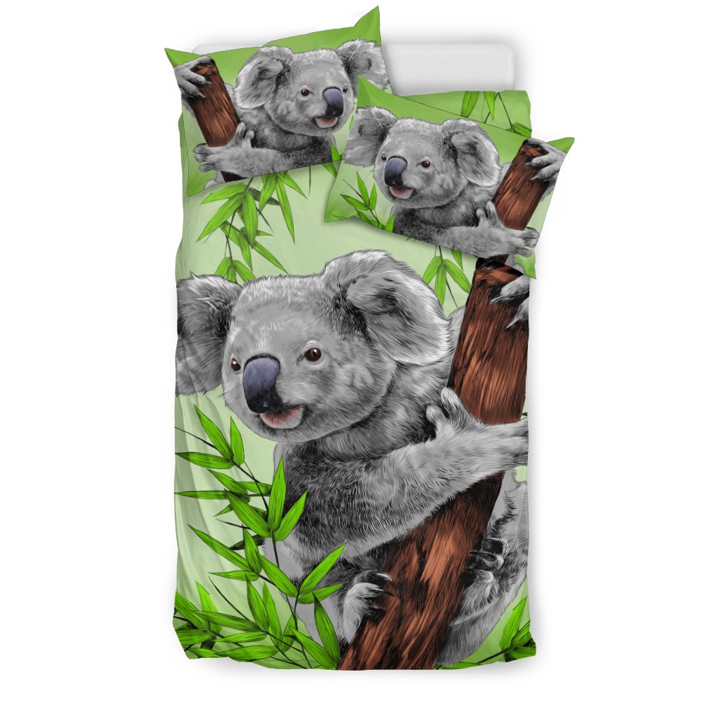 Bedding Sets - Koala Bed Happy In Tree Painting Sets - Vibe Hoodie Shop