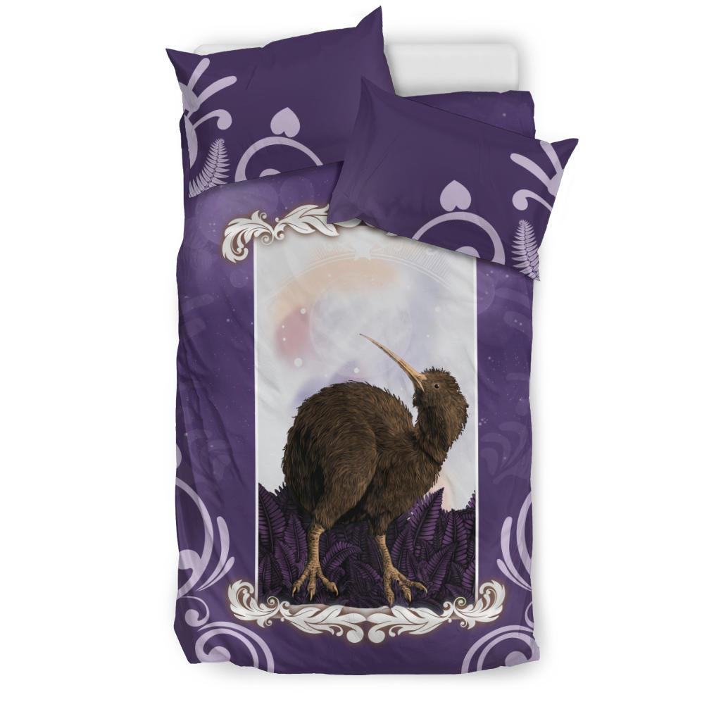 New Zealand Bedding Set, Kiwi Bird Duvet Cover And Pillow Case - Vibe Hoodie Shop