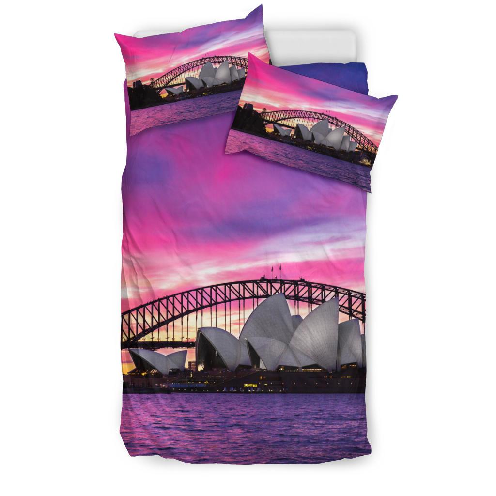 Bedding Sets - Sydney Opera Bed Landscape Art Sets - Vibe Hoodie Shop