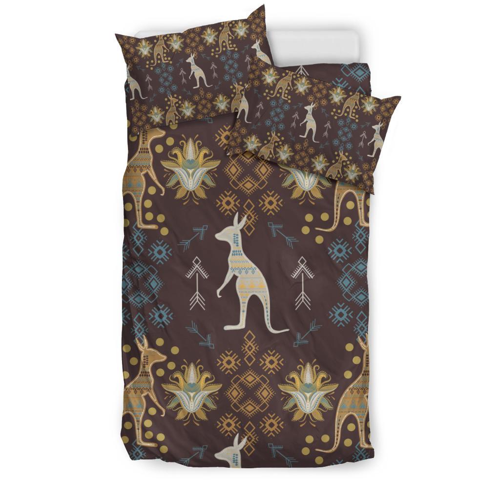 Bedding Sets - Kangaroo Bed Patterns Bohemian Sets - Vibe Hoodie Shop