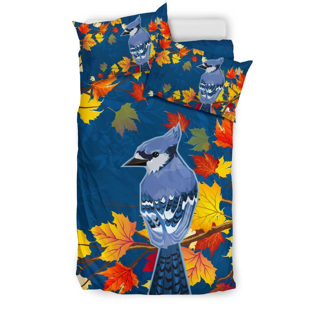 Canada - Jay Bird Maple Leaves Bedding Set - Vibe Hoodie Shop