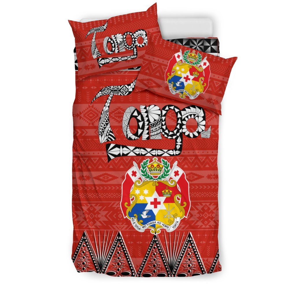 Coat Of Arms Tonga Bedding Set - Vibe Hoodie Shop