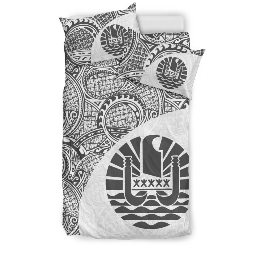 Tahiti Polynesian Bedding Sets Coat Of Arms - Wave Style 5 - Vibe Hoodie Shop