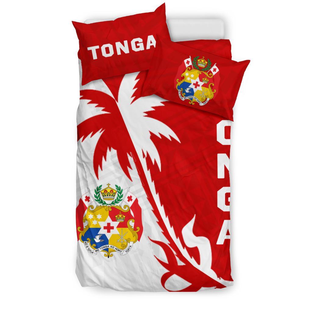 Tonga Coconut Tree Bedding Set - Vibe Hoodie Shop