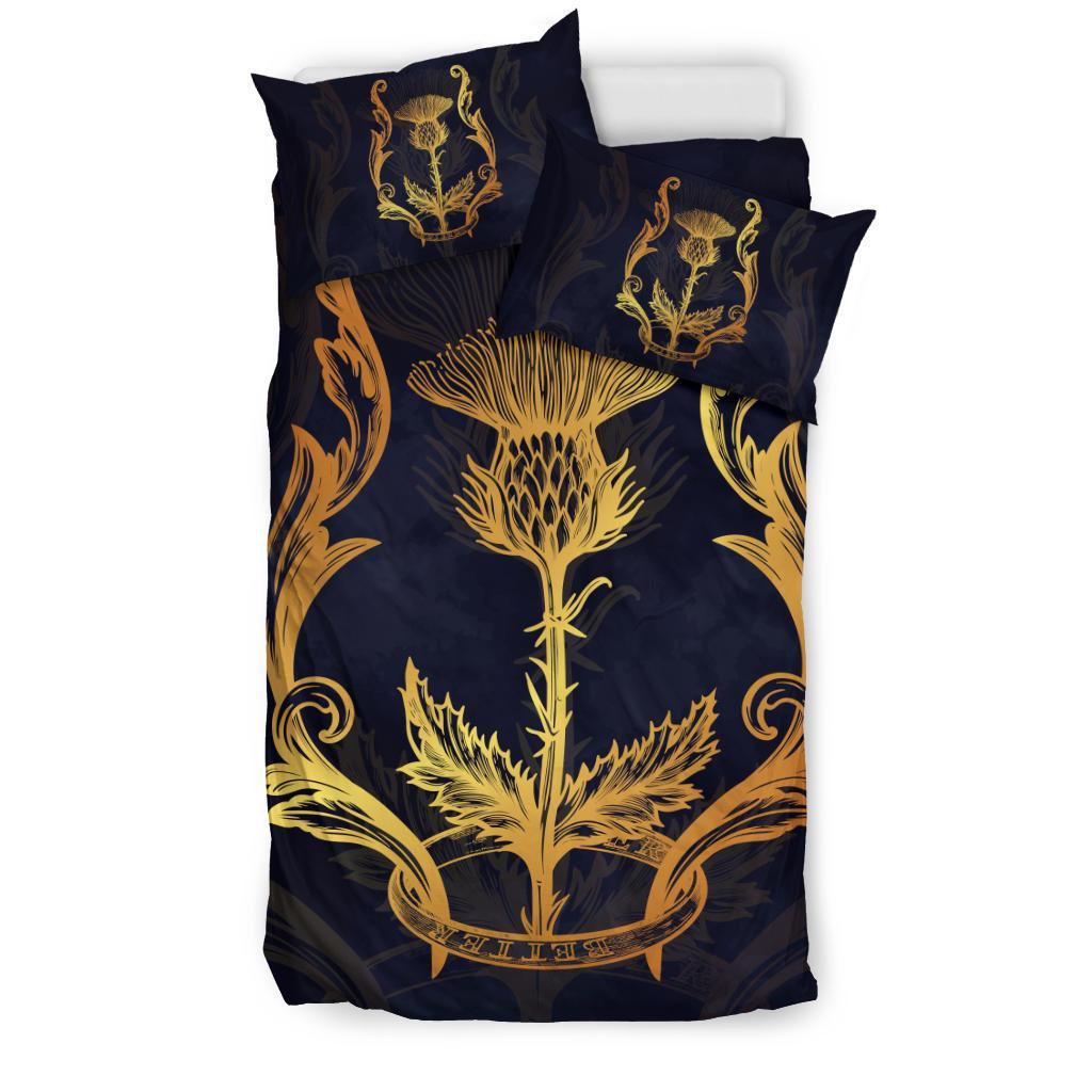 Scotland Bedding Sets Thistle Golden Light - Vibe Hoodie Shop