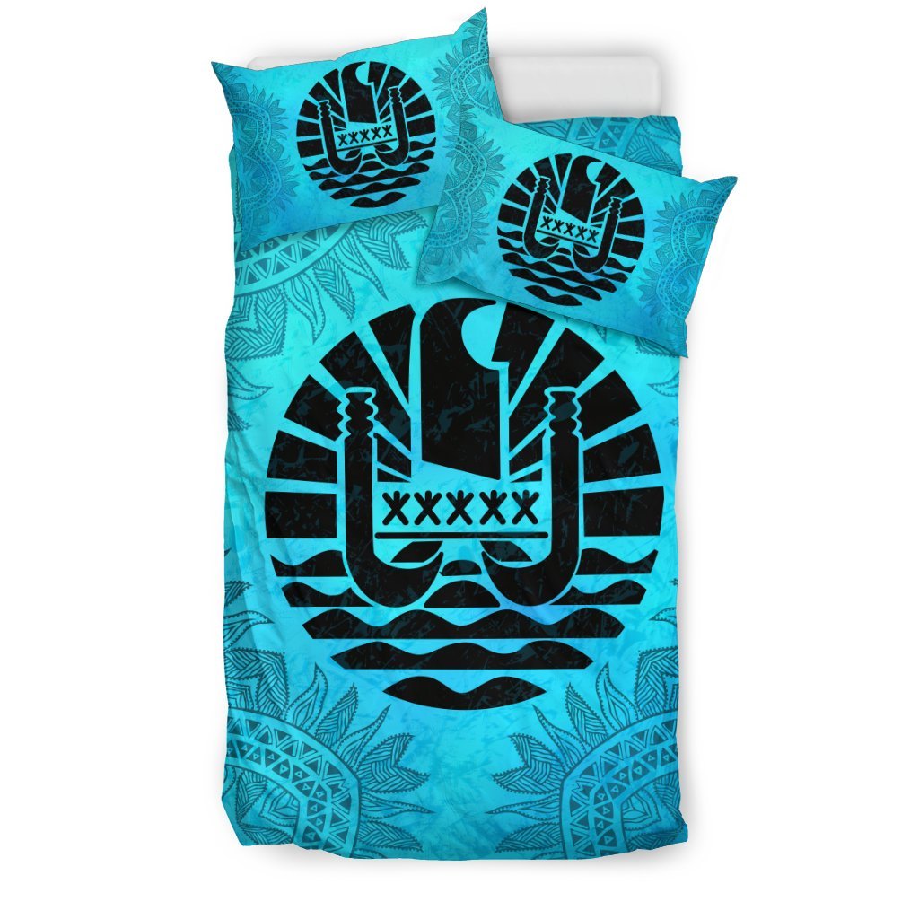 Tahiti Turquoise Bedding Set - Vibe Hoodie Shop