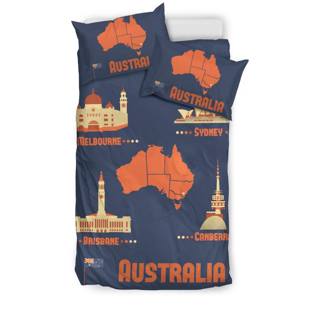 Bedding Sets - Famous City Bed Australia Sets - Vibe Hoodie Shop