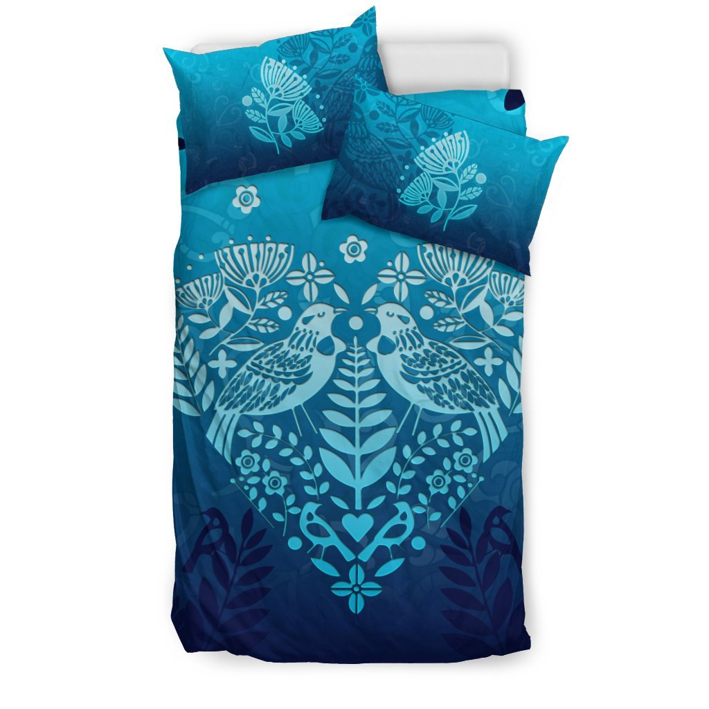 New Zealand Bedding Set, Tui Bird Duvet Cover And Pillow Case - Vibe Hoodie Shop