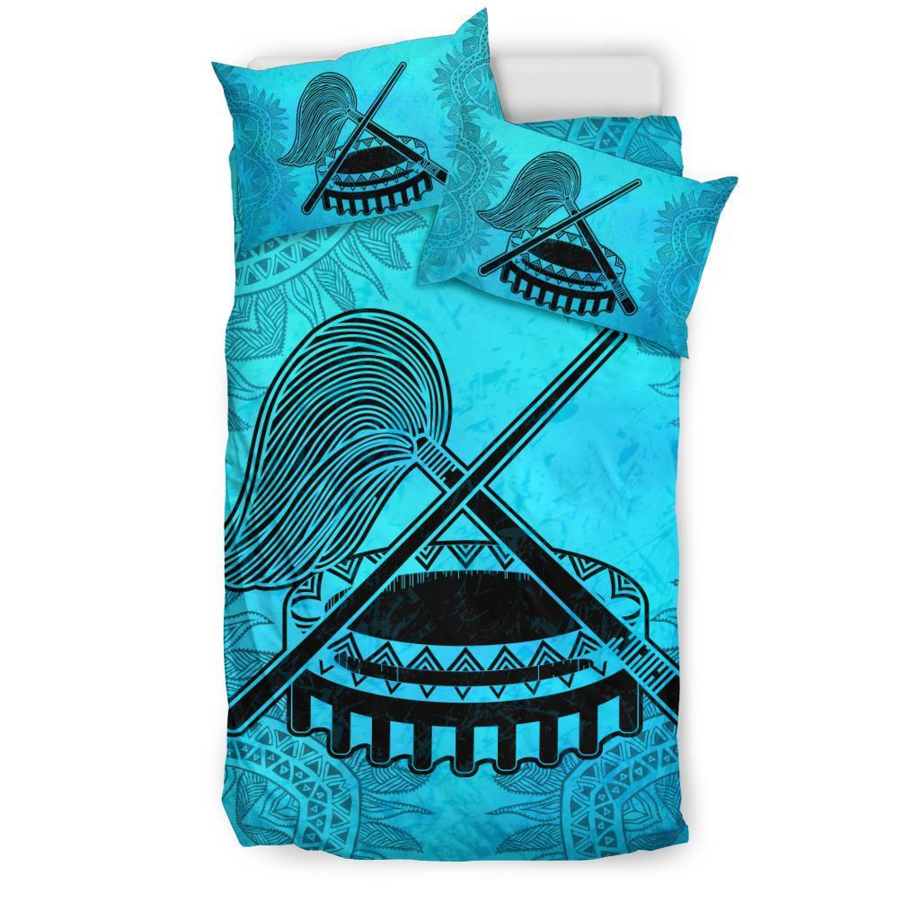 American Samoa Turquoise Bedding Set - Vibe Hoodie Shop