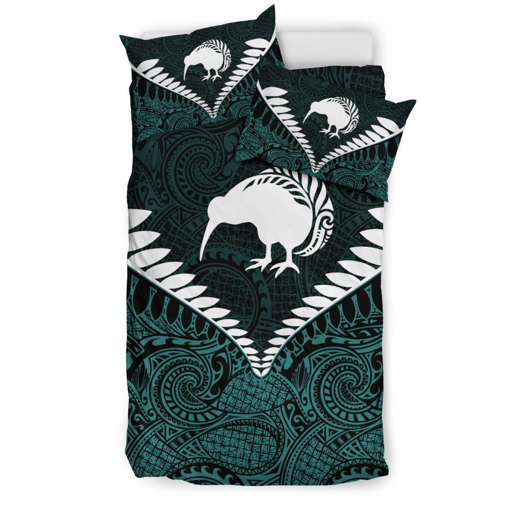 New Zealand Koru Bedding Set, Kiwi Bird Duvet Cover And Pillow Case 06 - Vibe Hoodie Shop