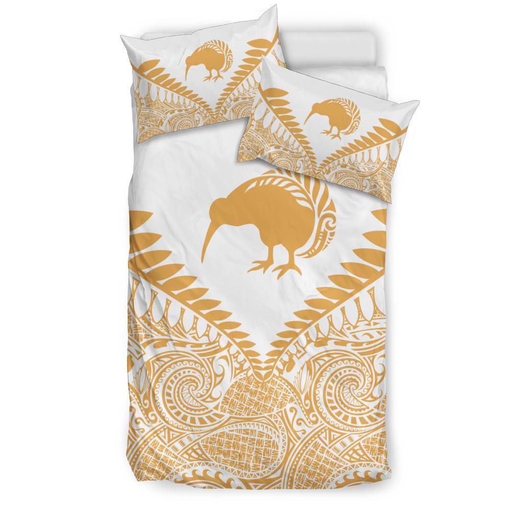 New Zealand Koru Bedding Set, Kiwi Bird Duvet Cover And Pillow Case 07 - Vibe Hoodie Shop