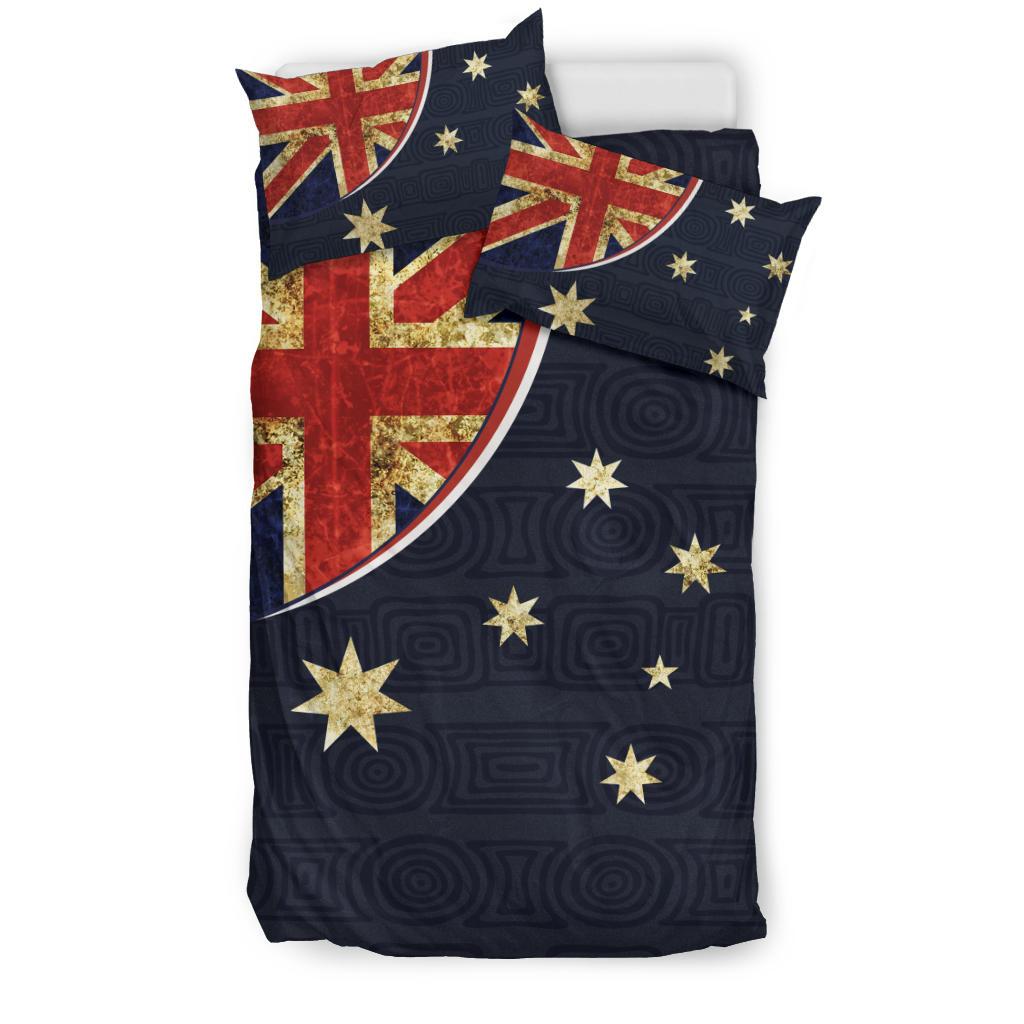 Bedding Sets - Aus Flag Bed Kangaroo Symbol Sets - Vibe Hoodie Shop