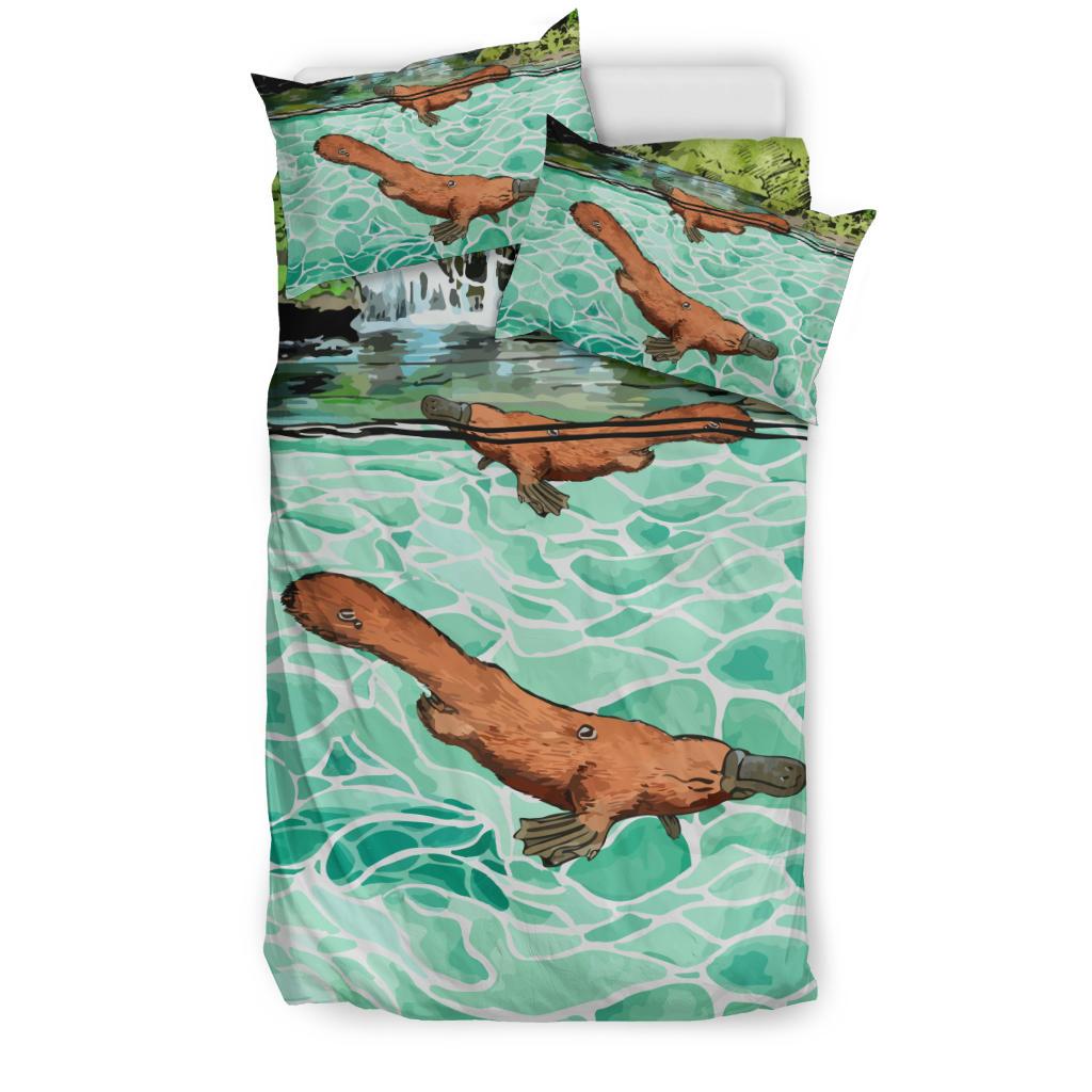 Australia Bedding Sets - Platypus Bed Tasmania Landscape Art Sets - Vibe Hoodie Shop