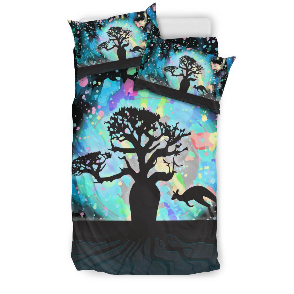 Bedding Sets - Kangaroo Bed Boab Dream Color Art Sets - Vibe Hoodie Shop