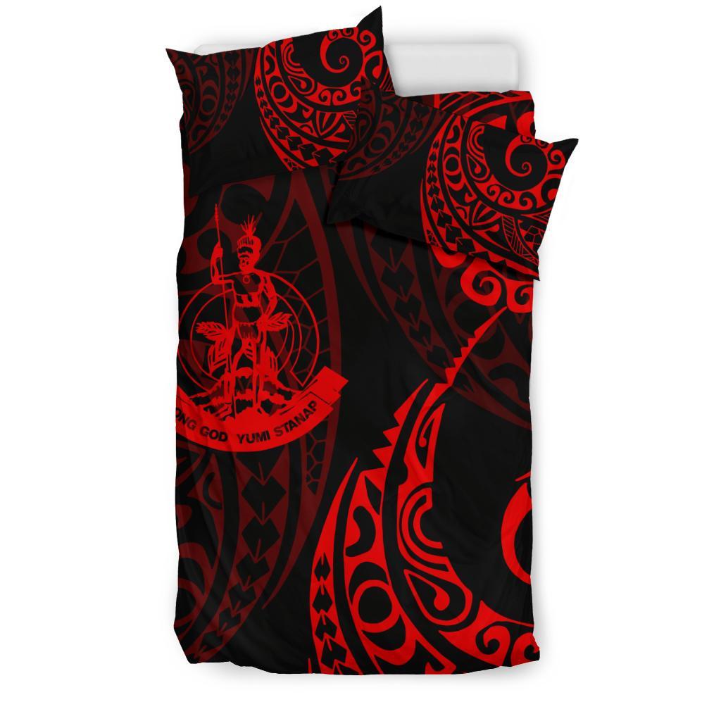 Vanuatu Polynesian Bedding Set - Tattoo Style 01 - Vibe Hoodie Shop