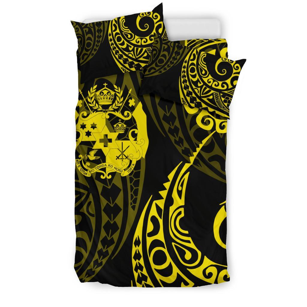 Tonga Polynesian Bedding Set - Tattoo Style 02 - Vibe Hoodie Shop