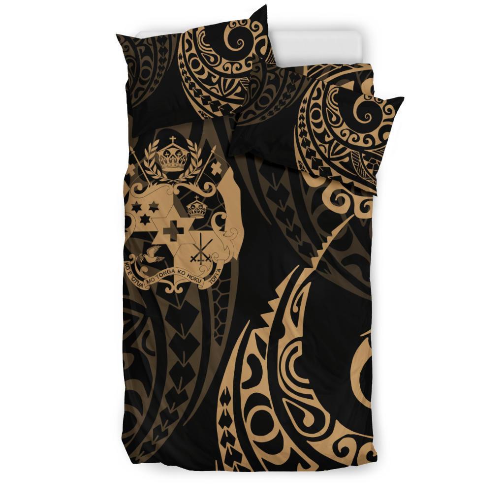 Tonga Polynesian Bedding Set - Tattoo Style 04 - Vibe Hoodie Shop