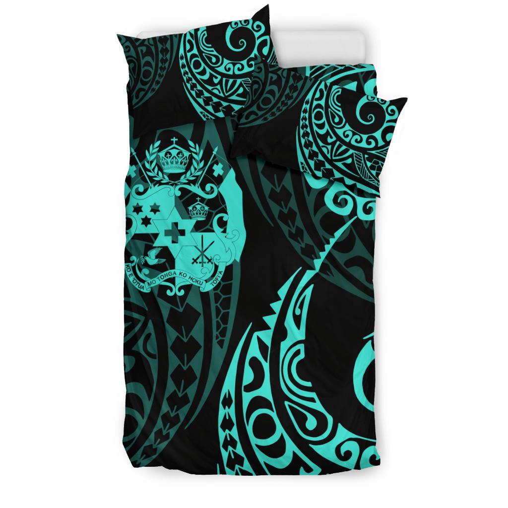 Tonga Polynesian Bedding Set - Tattoo Style 06 - Vibe Hoodie Shop