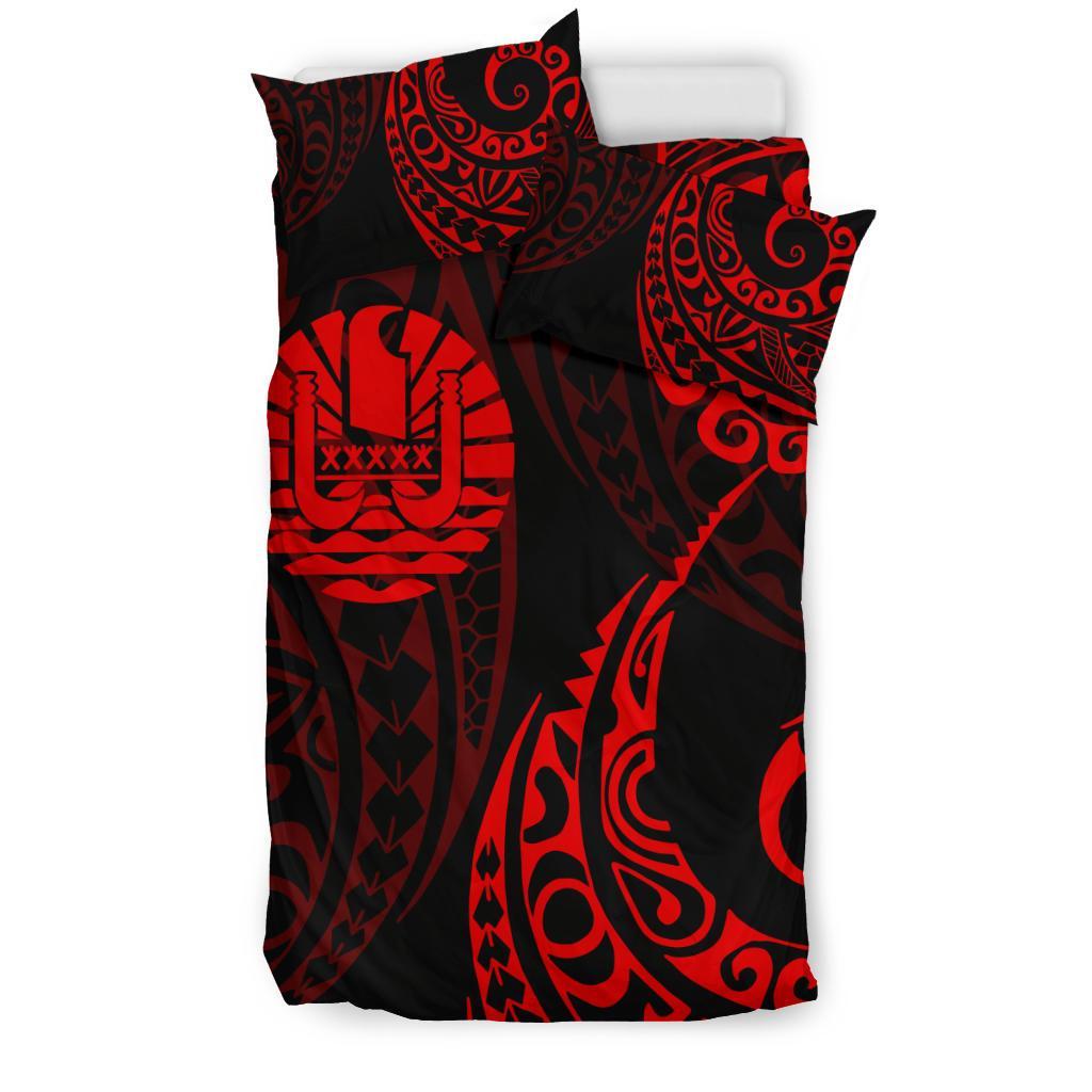 Tahiti Polynesian Bedding Set - Tattoo Style 01 - Vibe Hoodie Shop