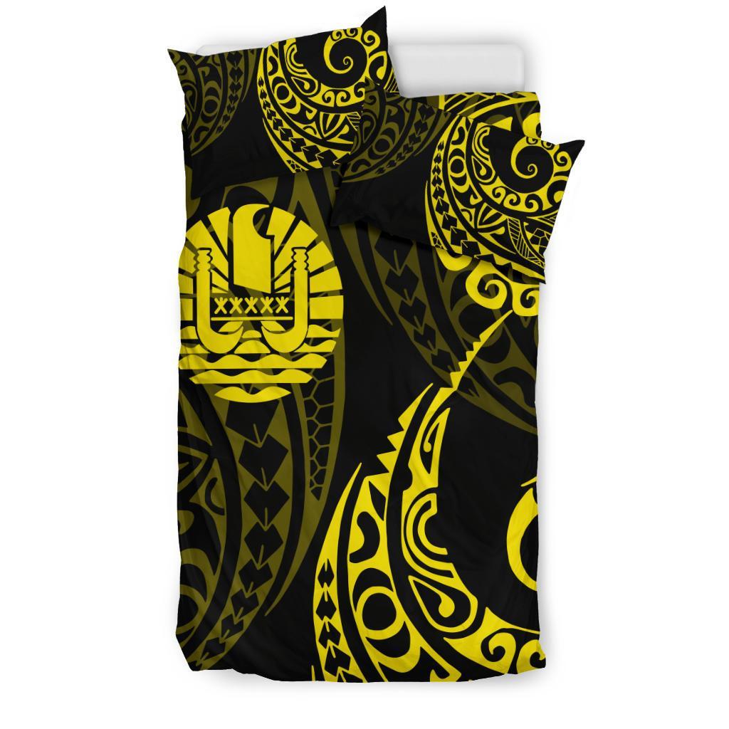 Tahiti Polynesian Bedding Set - Tattoo Style 02 - Vibe Hoodie Shop