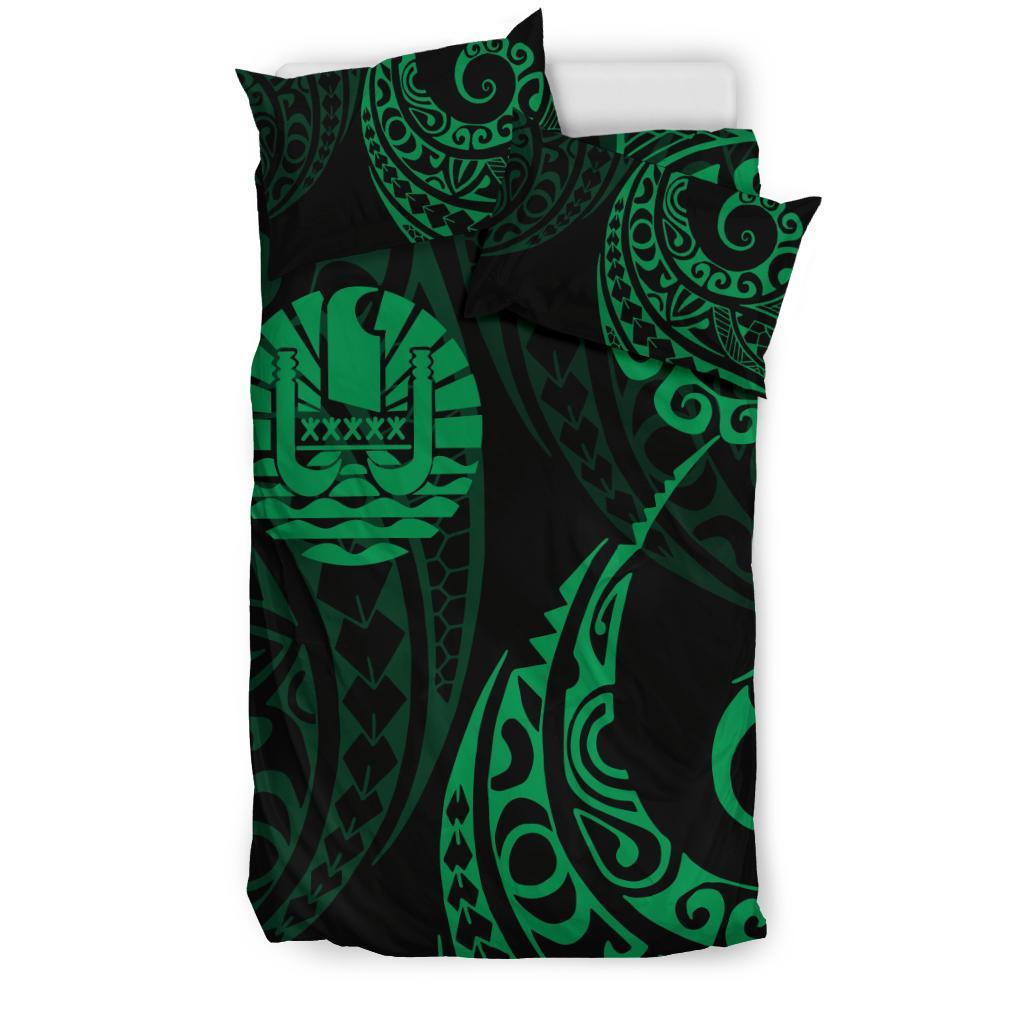 Tahiti Polynesian Bedding Set - Tattoo Style 03 - Vibe Hoodie Shop