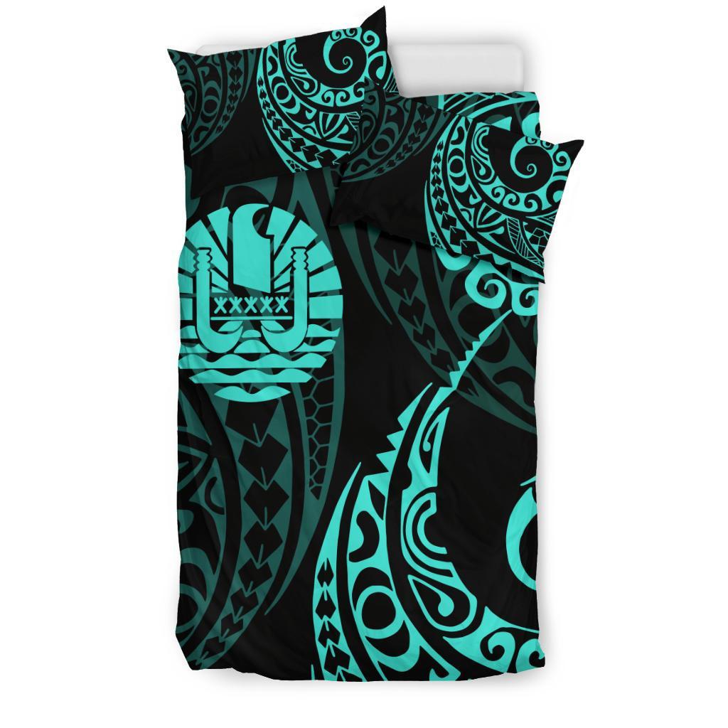 Tahiti Polynesian Bedding Set - Tattoo Style 06 - Vibe Hoodie Shop