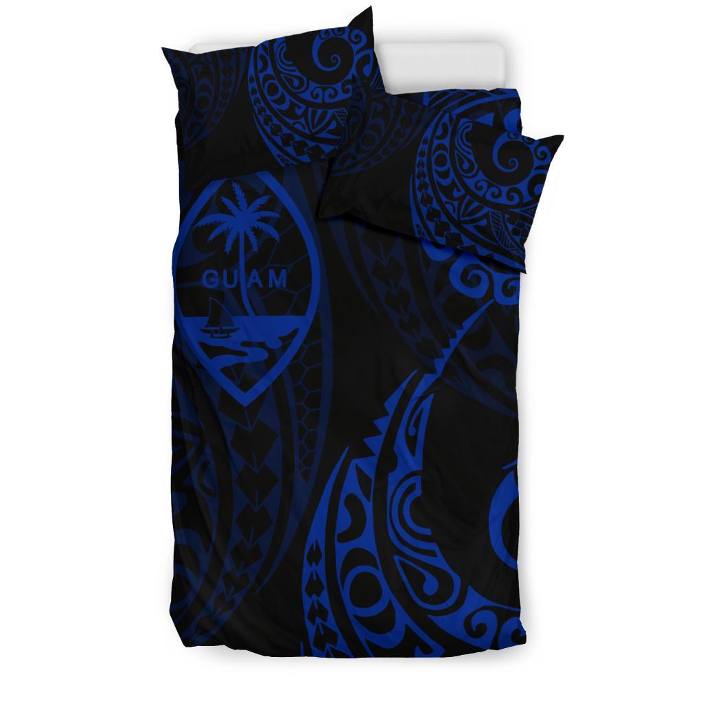 Guam Polynesian Bedding Set - Tattoo Style 01 - Vibe Hoodie Shop