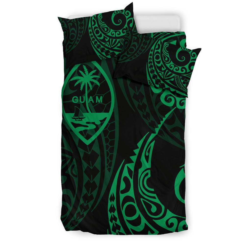 Guam Polynesian Bedding Set - Tattoo Style 04 - Vibe Hoodie Shop