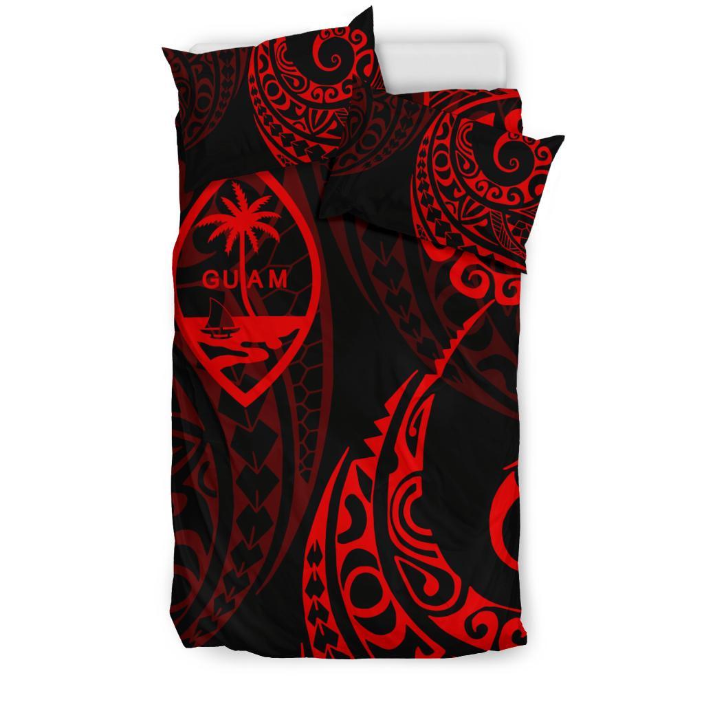 Guam Polynesian Bedding Set - Tattoo Style 05 - Vibe Hoodie Shop