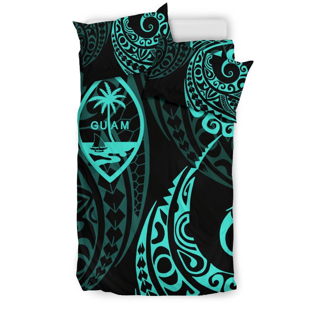 Guam Polynesian Bedding Set - Tattoo Style 06 - Vibe Hoodie Shop