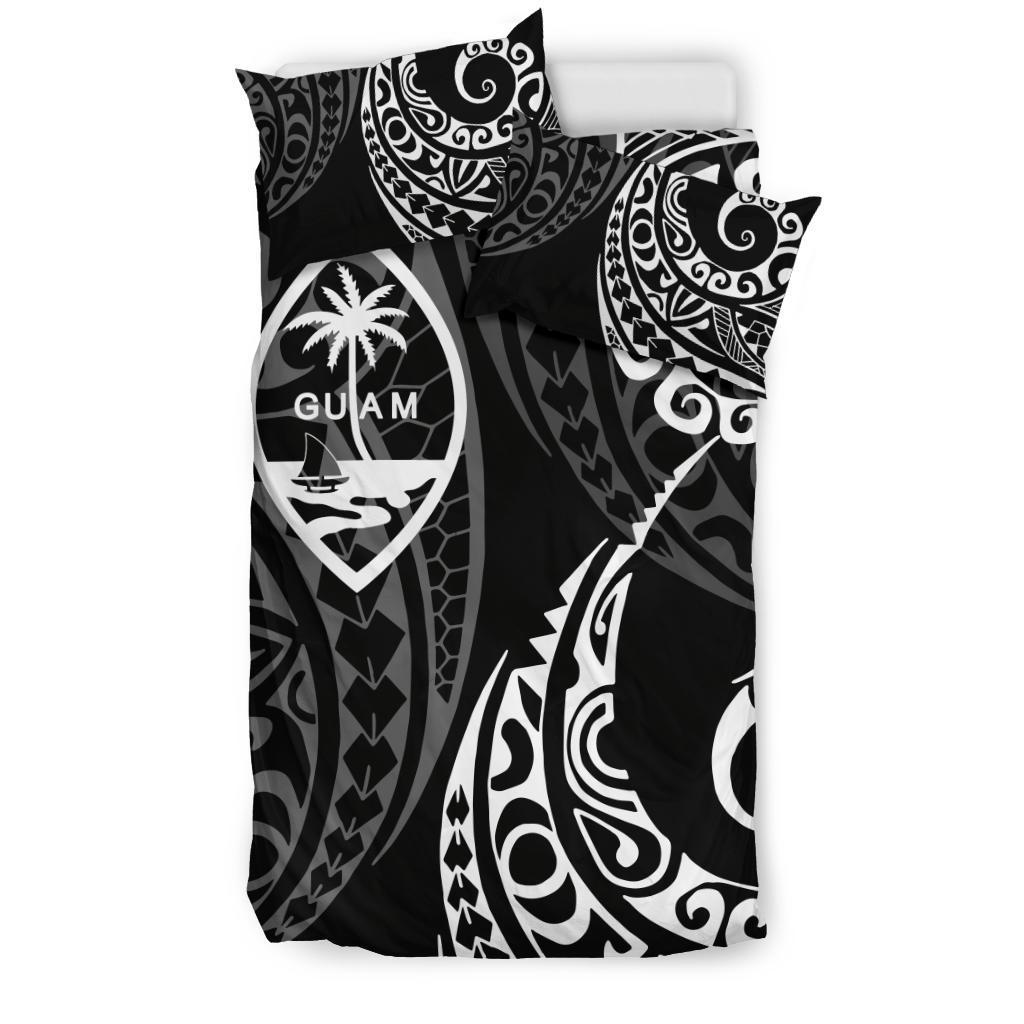 Guam Polynesian Bedding Set - Tattoo Style 07 - Vibe Hoodie Shop