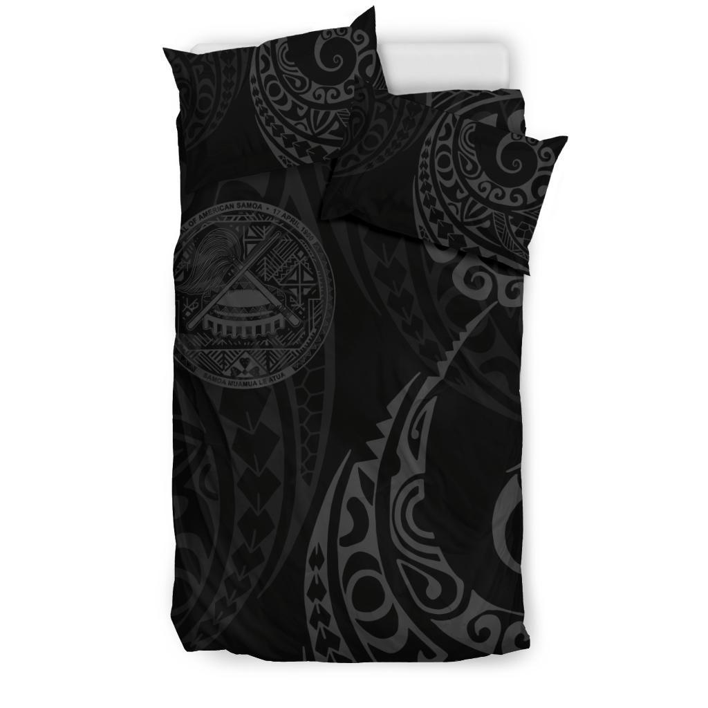 American Samoa Polynesian Bedding Set - Tattoo Style 03 - Vibe Hoodie Shop