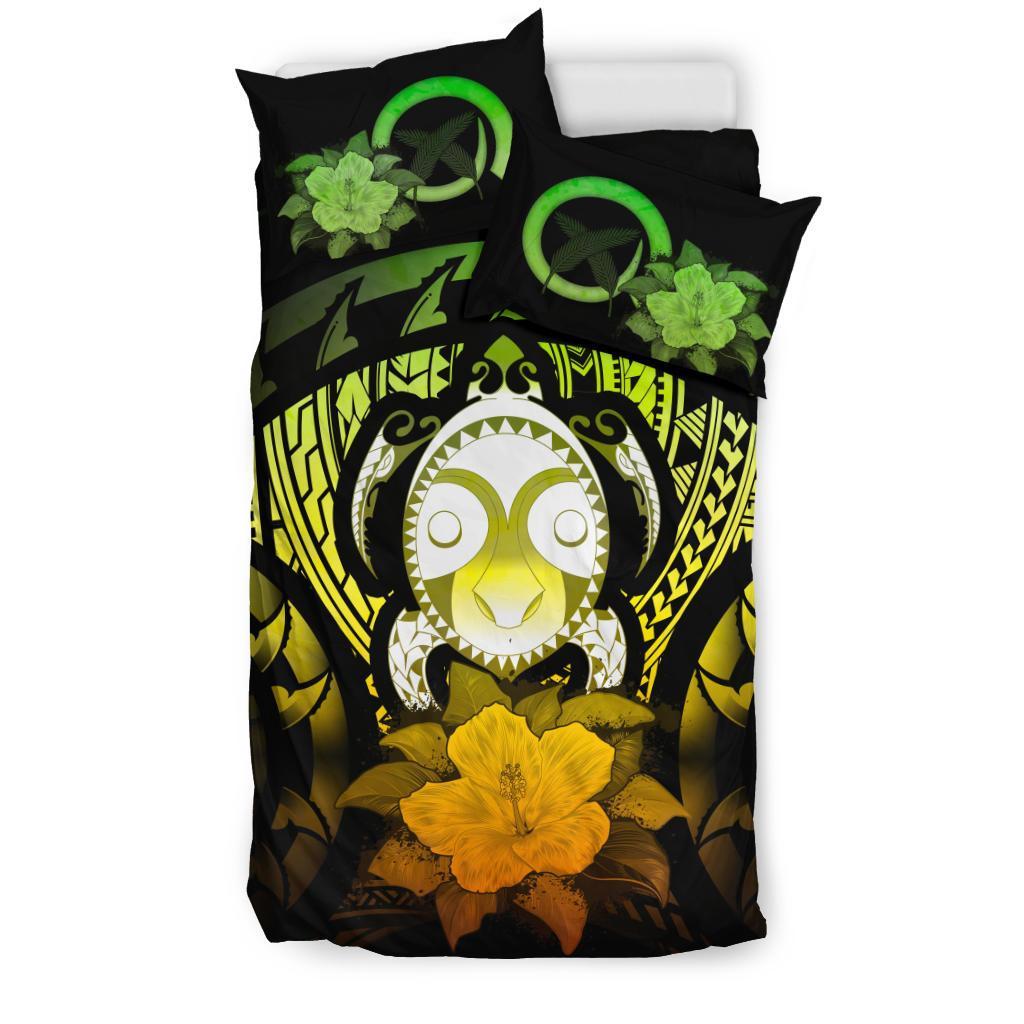 Vanuatu Reggae Hibiscus Bedding Set - Vibe Hoodie Shop