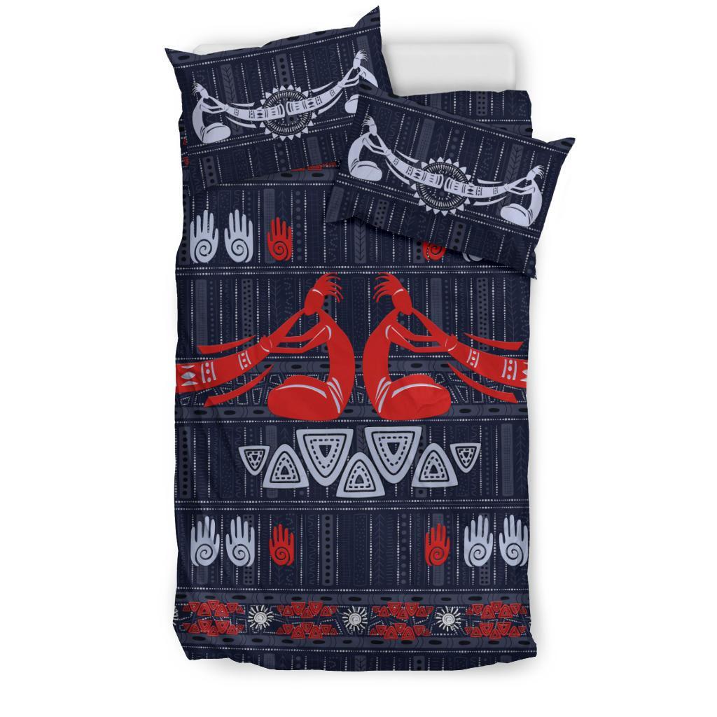 Aboriginal Bedding Sets, Didgeridoo Australia Indigenous Patterns Ver01 - Vibe Hoodie Shop