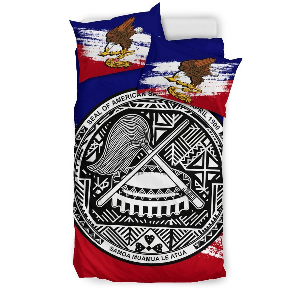 American Samoa Bedding Set Premium (Duvet Covers) - Vibe Hoodie Shop