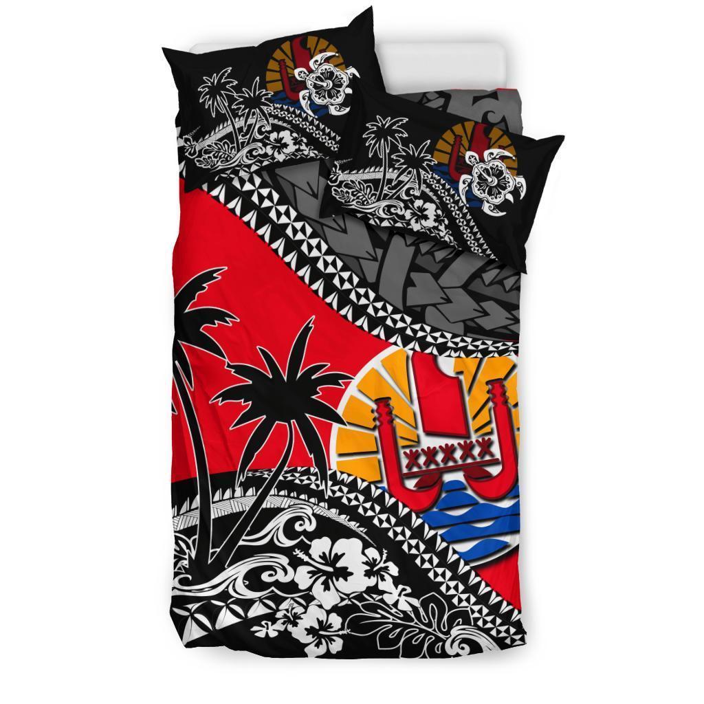 French Polynesia Bedding Set Fall In The Wave - Vibe Hoodie Shop