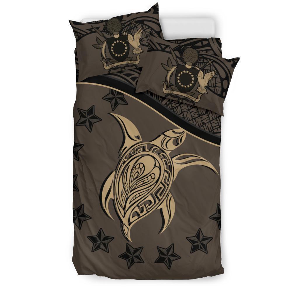 Cook Islands Bedding Set Brown - Vibe Hoodie Shop