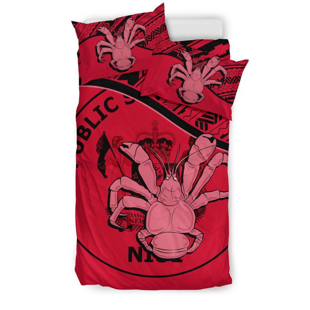 Niue Bedding Set Red - Vibe Hoodie Shop