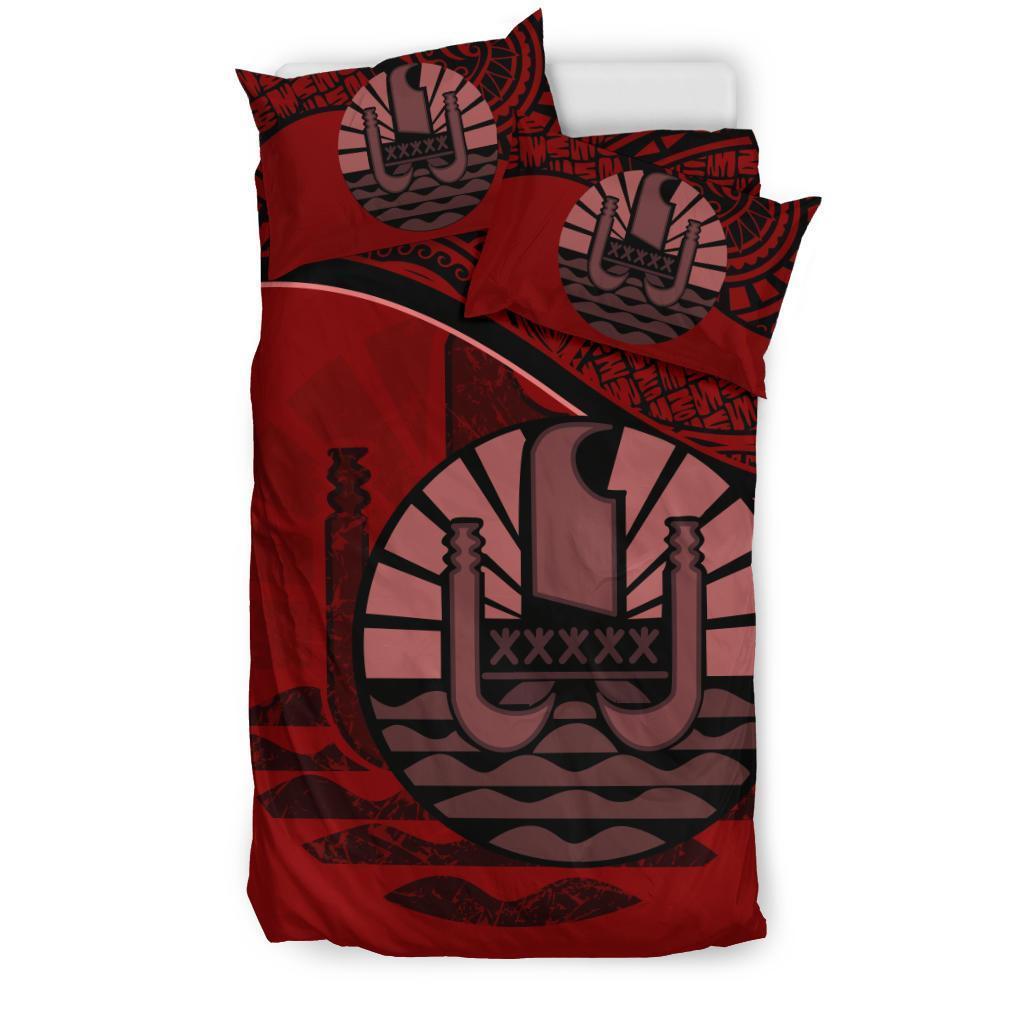 Tahiti Bedding Set Red - Vibe Hoodie Shop