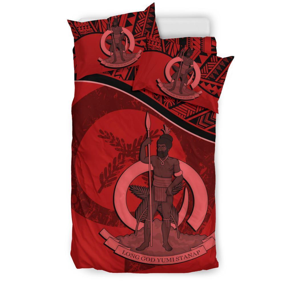 Vanuatu Bedding Set Red - Vibe Hoodie Shop