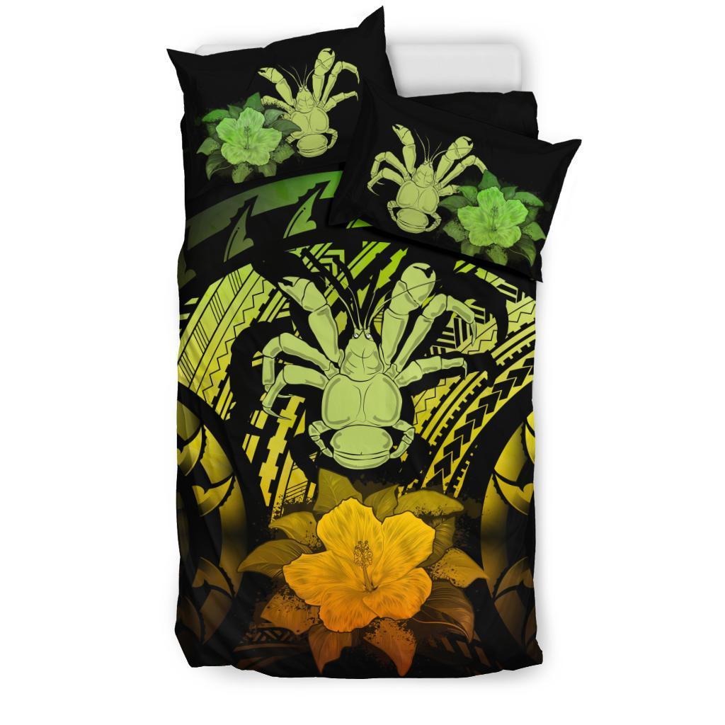 Niue Reggae Hibiscus Bedding Set - Vibe Hoodie Shop