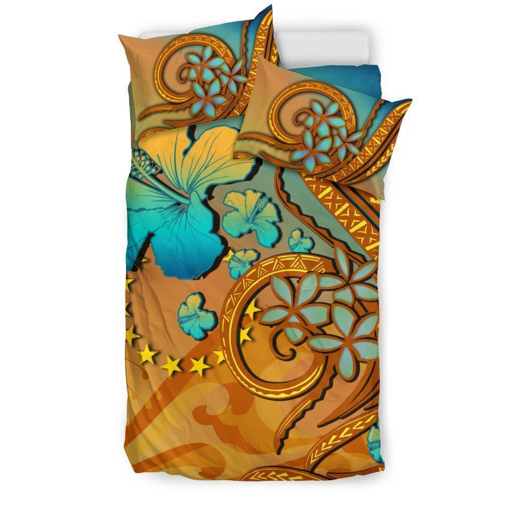 Cook Islands Bedding Set Sunset Glow - Vibe Hoodie Shop