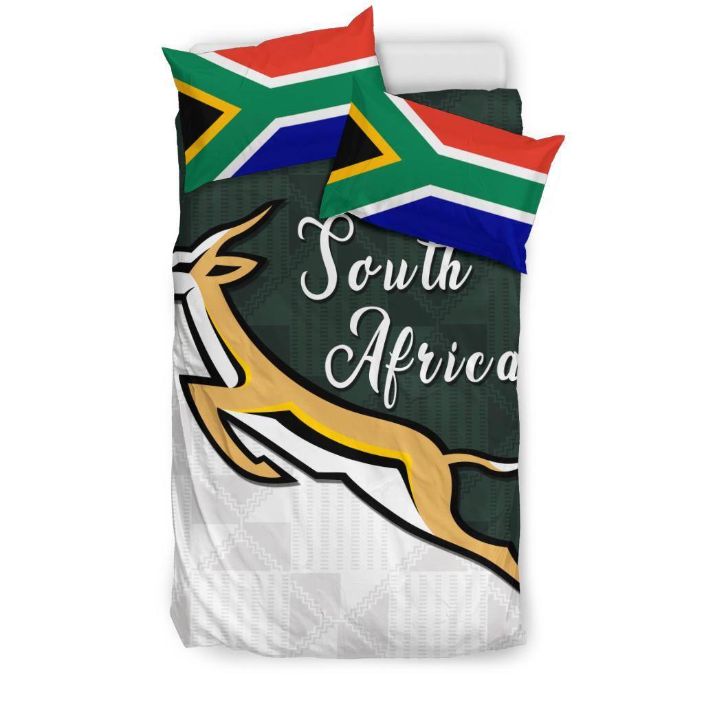 South Africa Springboks Forever Bedding Set - Vibe Hoodie Shop