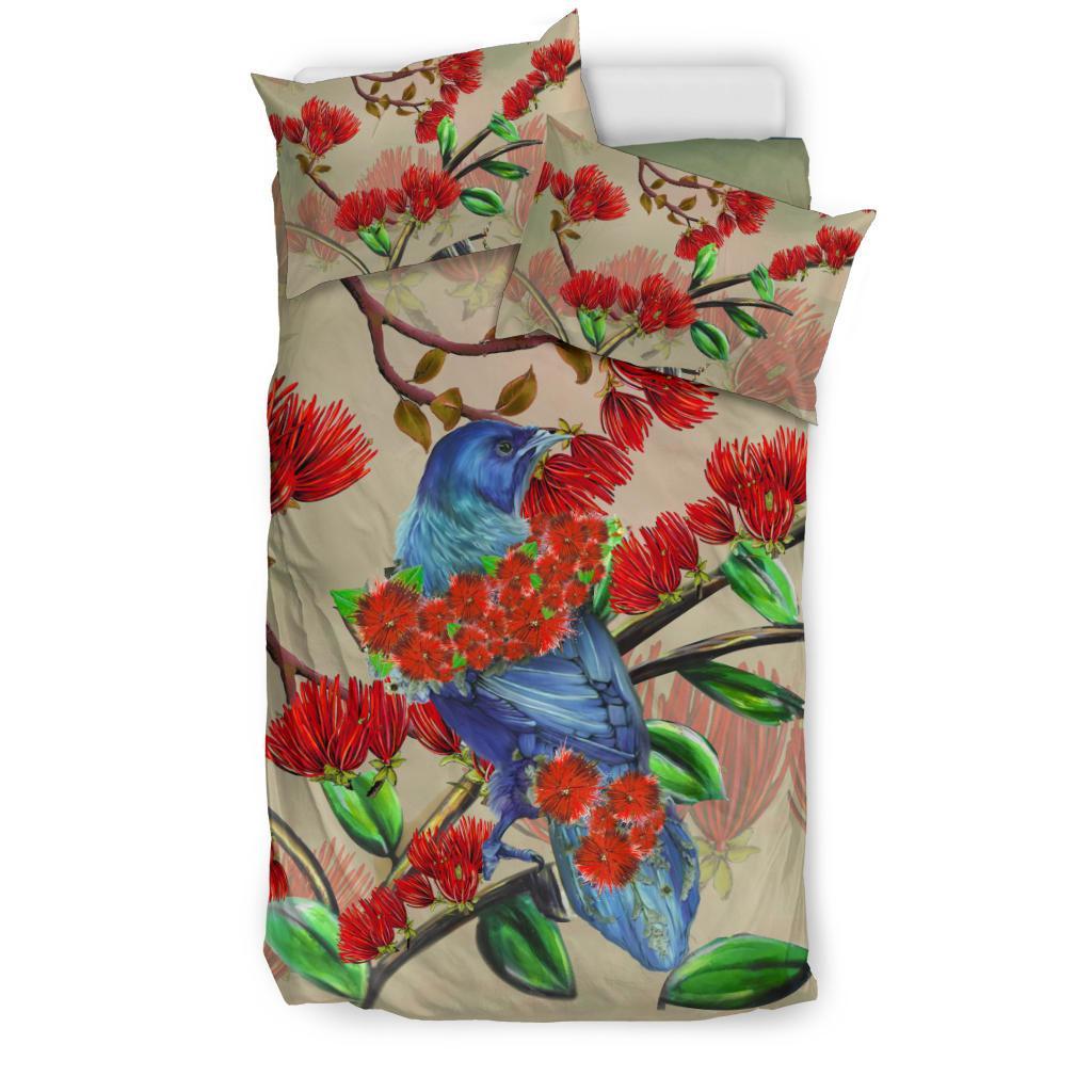 New Zealand Bedding Set, Tui Bird Duvet Cover And Pillow Case - Vibe Hoodie Shop