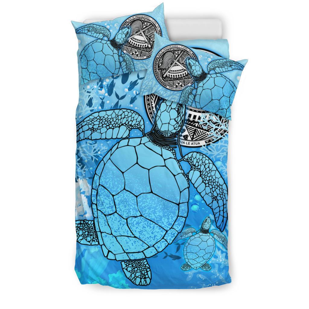 American Samoa Bedding Set - Ocean Life - Vibe Hoodie Shop