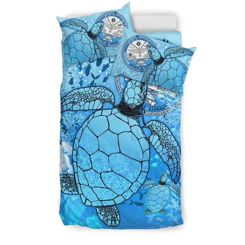 Marshall Islands 1 Bedding Set - Ocean Life - Vibe Hoodie Shop