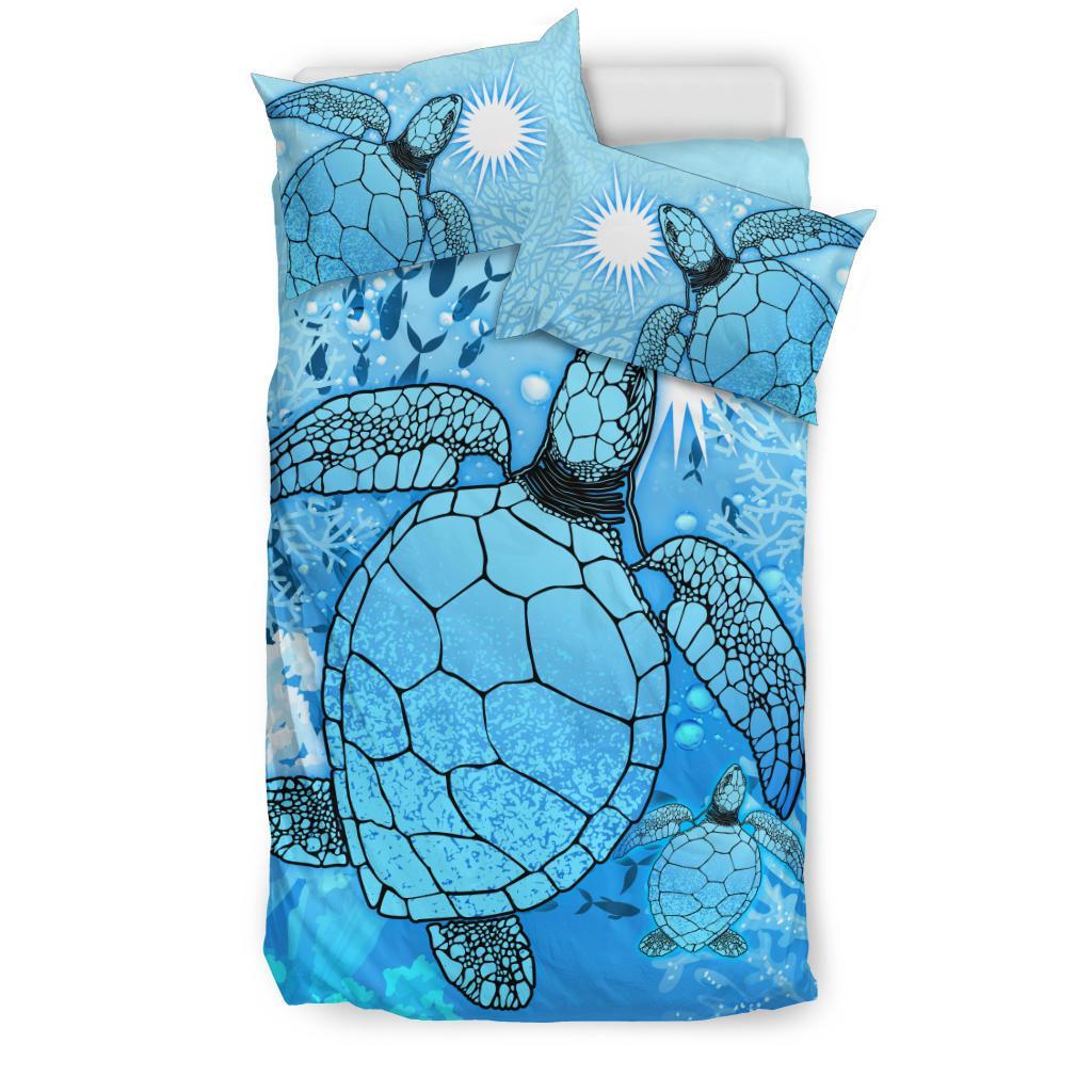 Marshall Islands Bedding Set - Ocean Life - Vibe Hoodie Shop