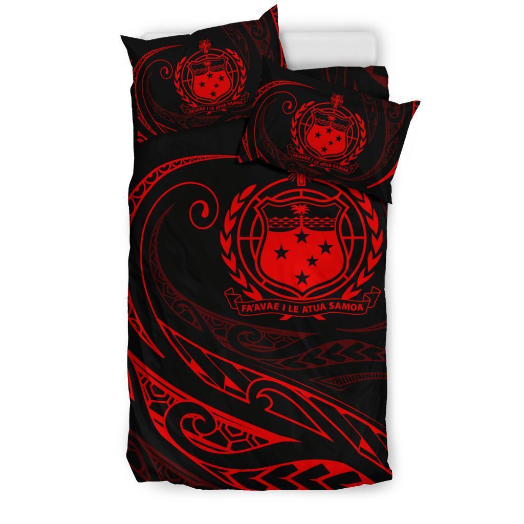 Samoa Bedding Set - Red - Frida Style - Vibe Hoodie Shop