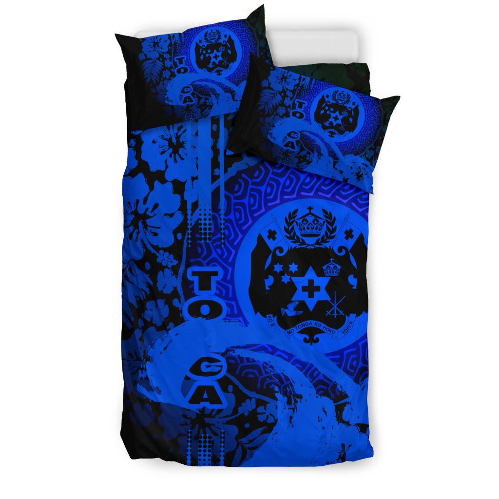 Polynesia Bedding Set Tonga Blue - Vibe Hoodie Shop